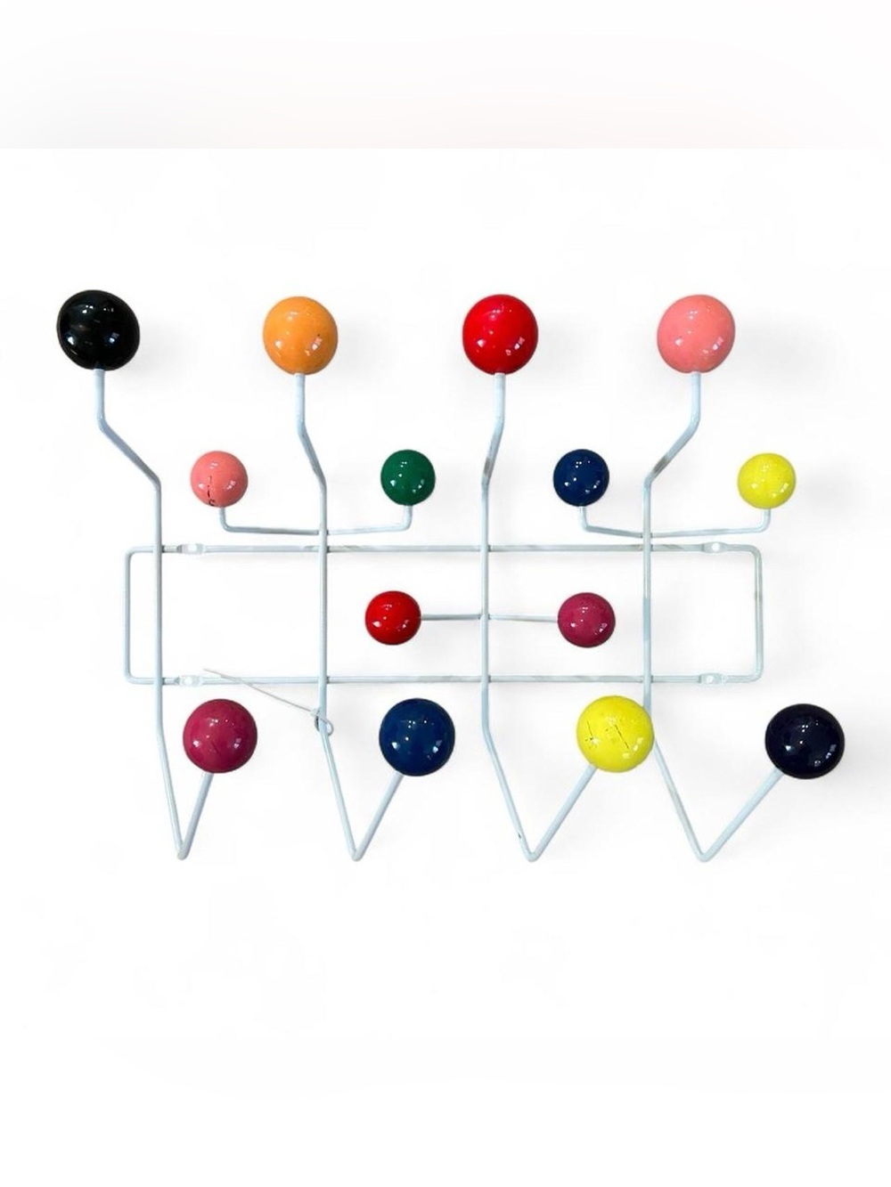 Authentic Herman Miller Eames
"Hang It All" Coat Rack - Multi-Color MCM